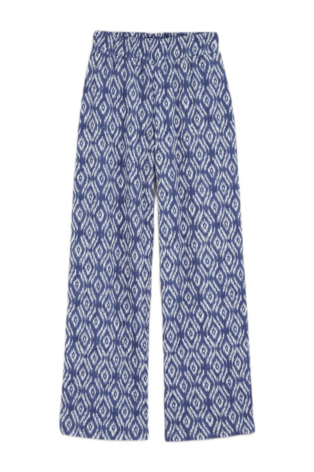 WE Fashion gestreepte straight fit broek
