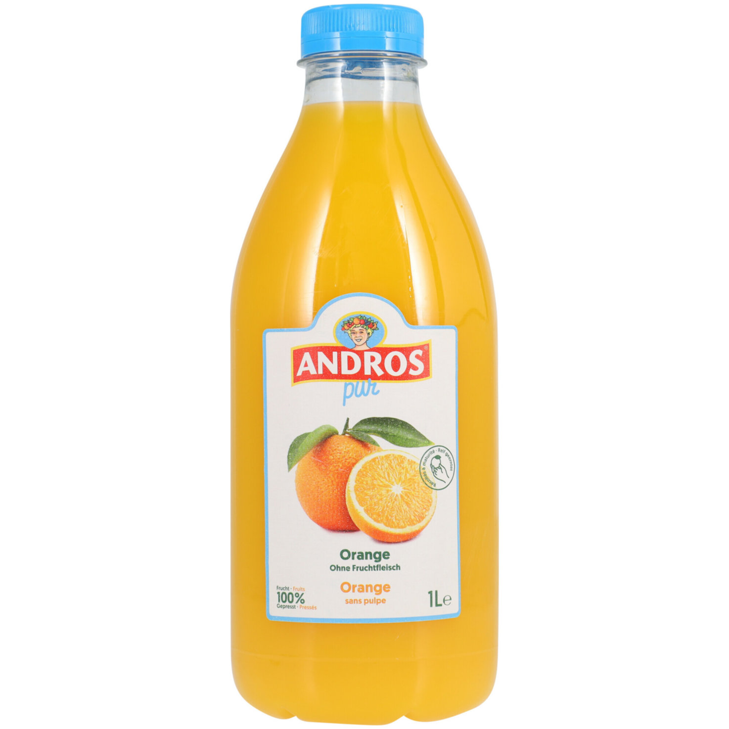 Andros Orangensaft ohne Fruchtfleisch