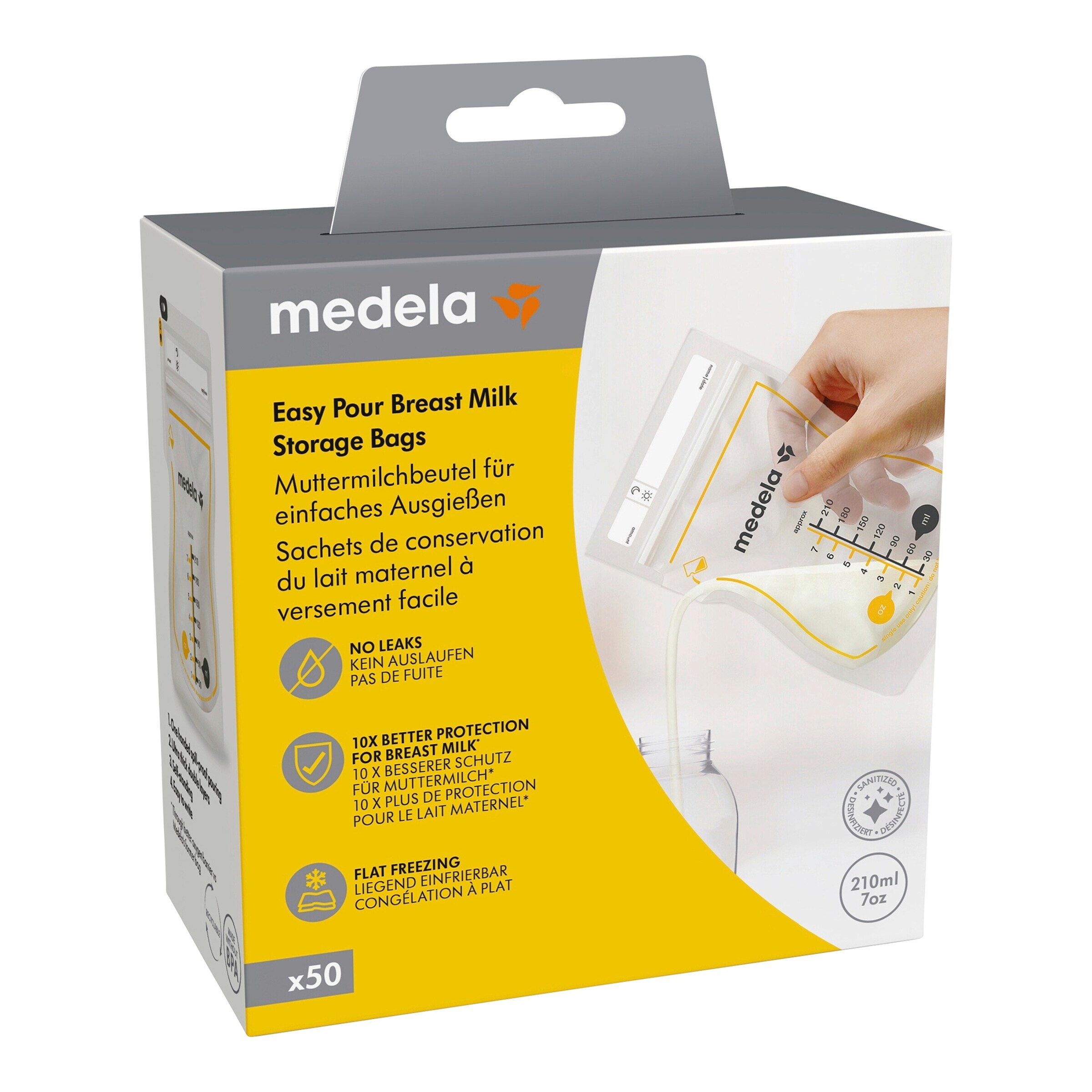 Medela 50er-Pack Muttermilchbeutel