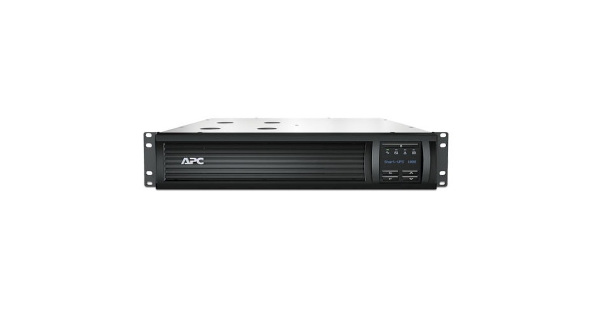 APCSmart-UPS 1000VA LCD RM 2U 230V met SmartConnect ups  (Zwart)