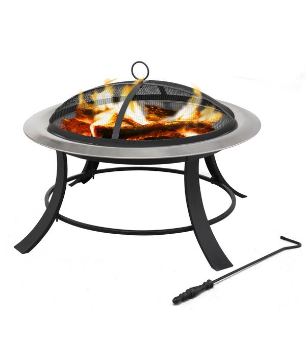 tepro Feuerstelle Silver City, ca. Ø74/H50 cm