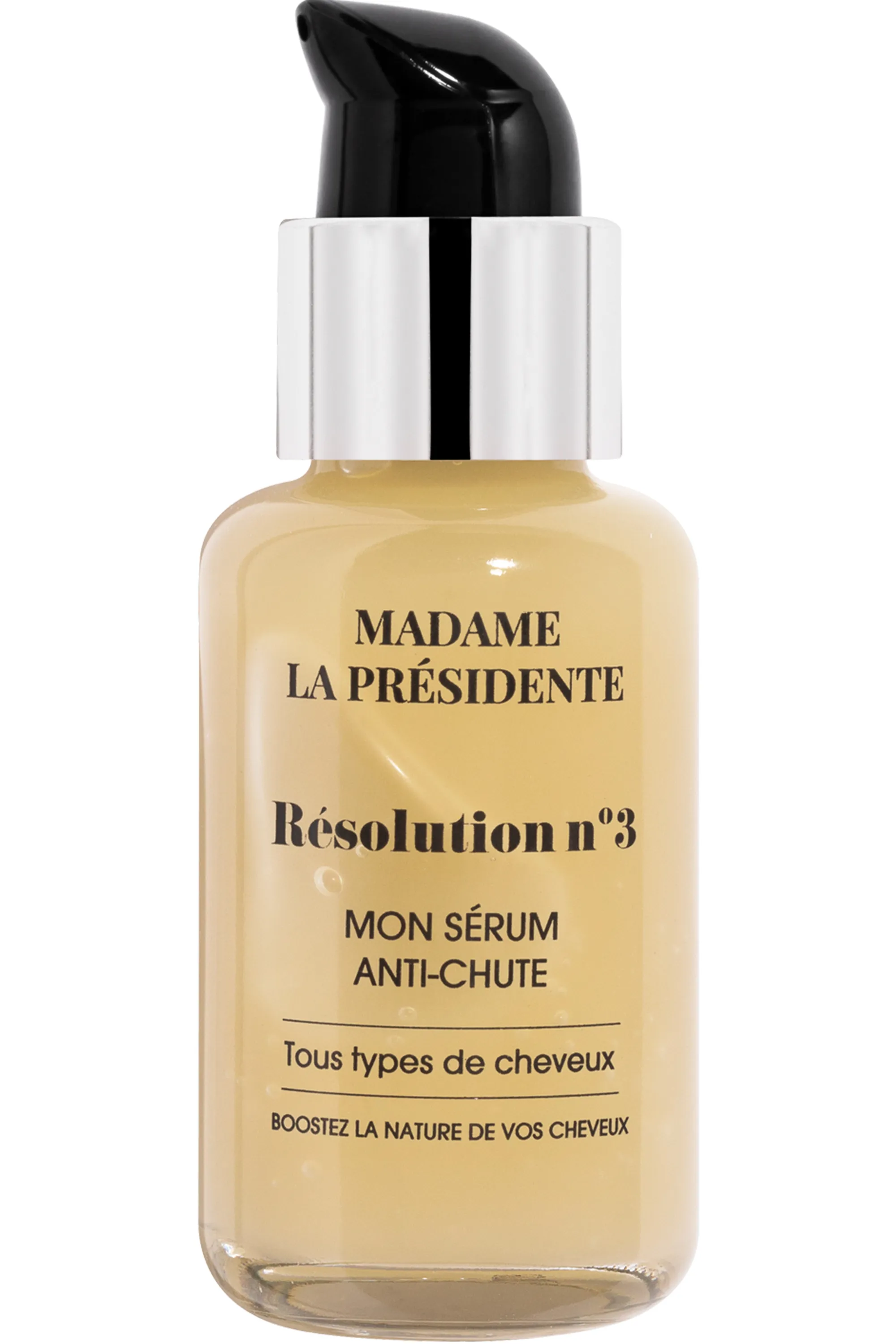 Madame La Présidente Sérum anti-chute Résolution N°3