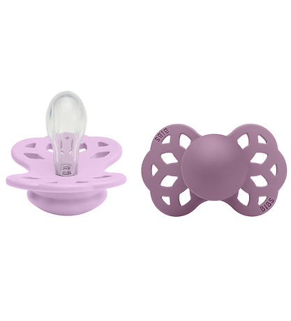 BIBS Infinity Schnuller - 2er-Pack - Gr. 1 - Symmetrisch - Viole