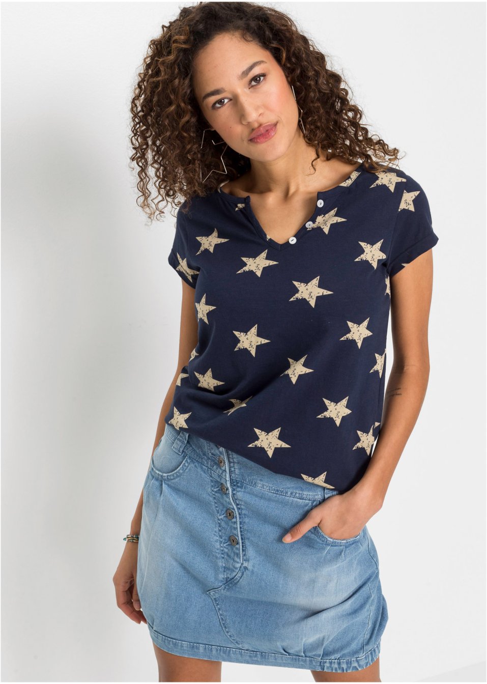 T-shirt avec étoiles