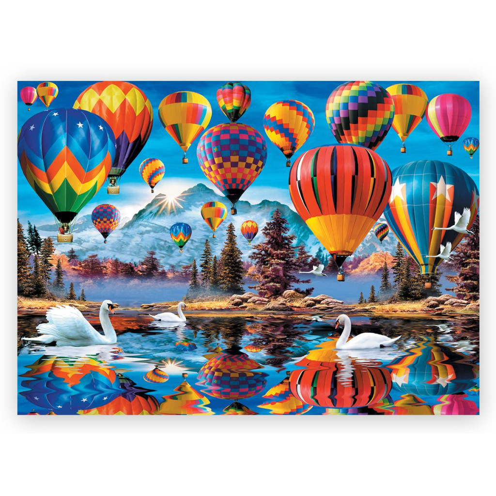 Puzzle Wood Craft - Colorful Balloons - 1000 Pièces