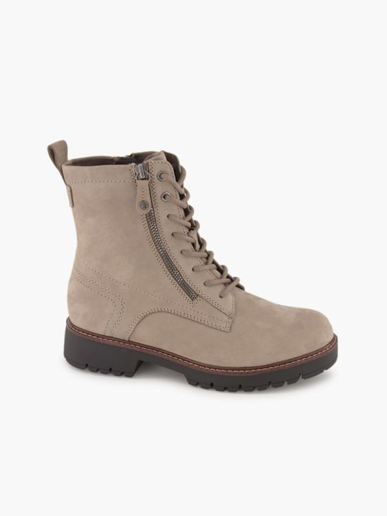 Tamaris Schnür-Stiefelette Taupe