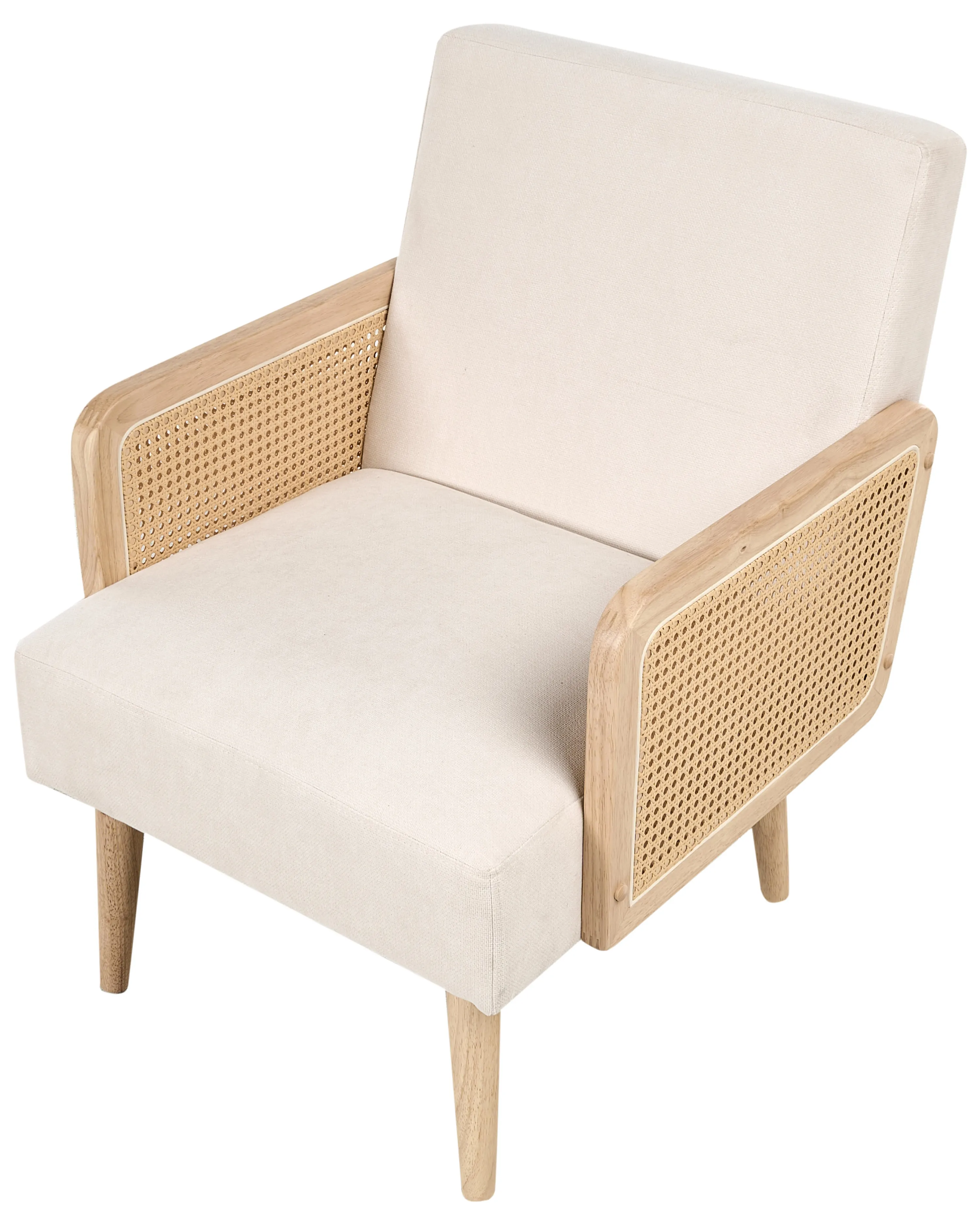 Fauteuil HOJBY Stof Lichtbeige