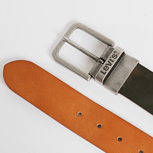 Ceinture Réversible 214826 Noir Marron