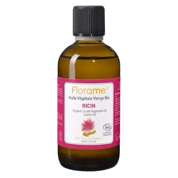 Óleo de Rícino Orgânico para Aromaterapia Florame 100ml