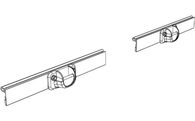 Thule Mounting Rail for Caravan Rail Montageschiene für Fahrradträger