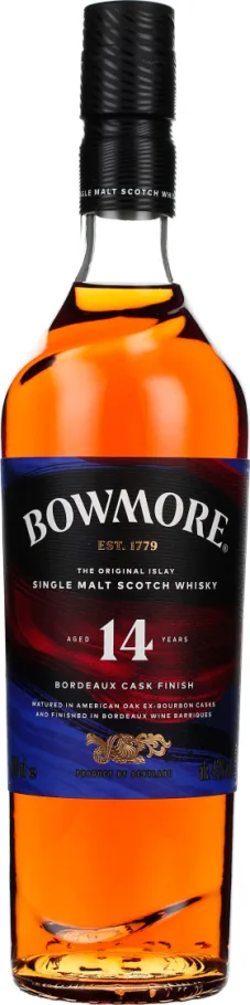 BOWMORE 14 YEARS BORDEAUX CASK FINISH 70CL