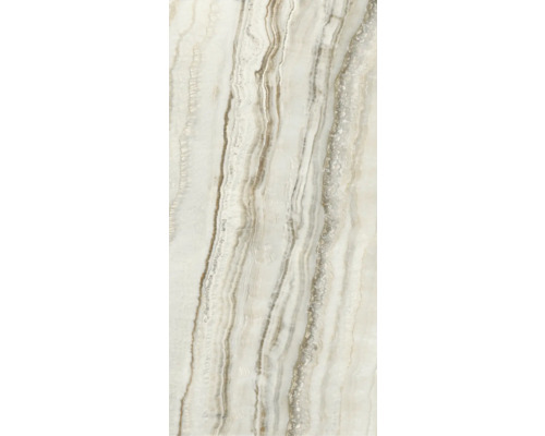 XXL porseleinen steengoed wand- en vloertegel Athene wit gepolijst 120 x 260 cm 7 mm