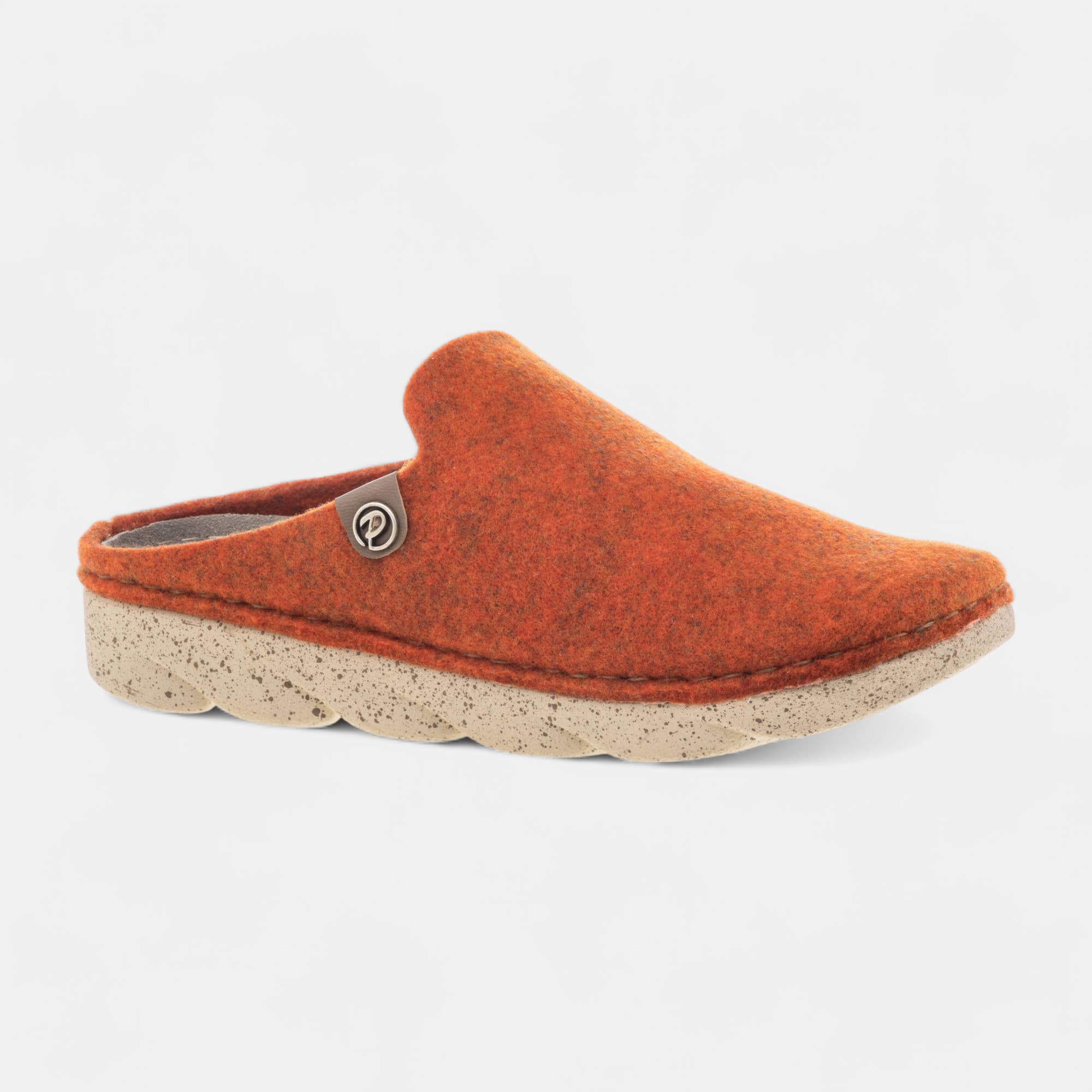 Pantoufles mules Femme orange