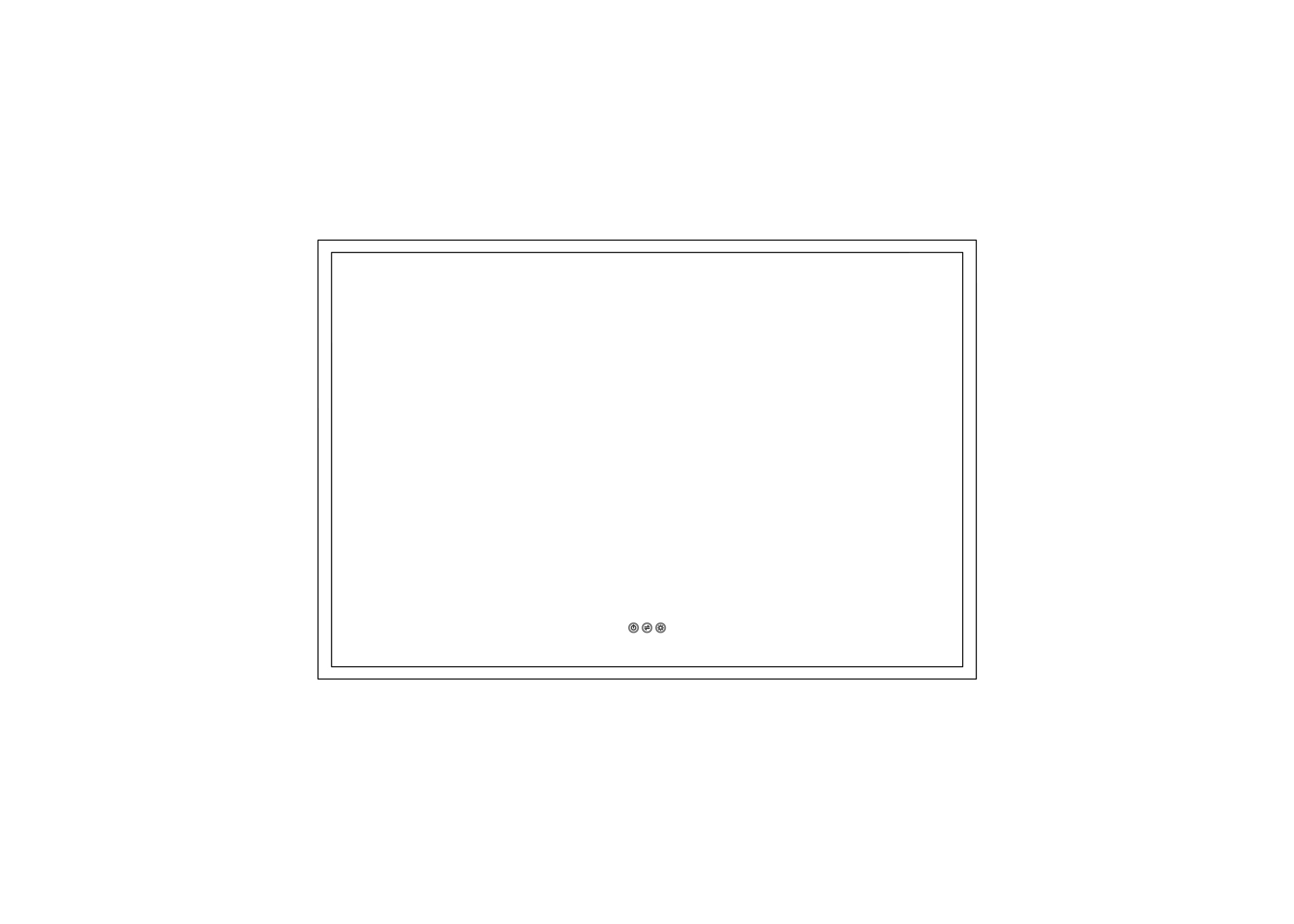 Thebalux M20 spiegel 120x80cm met verlichting en verwarming mat zwart