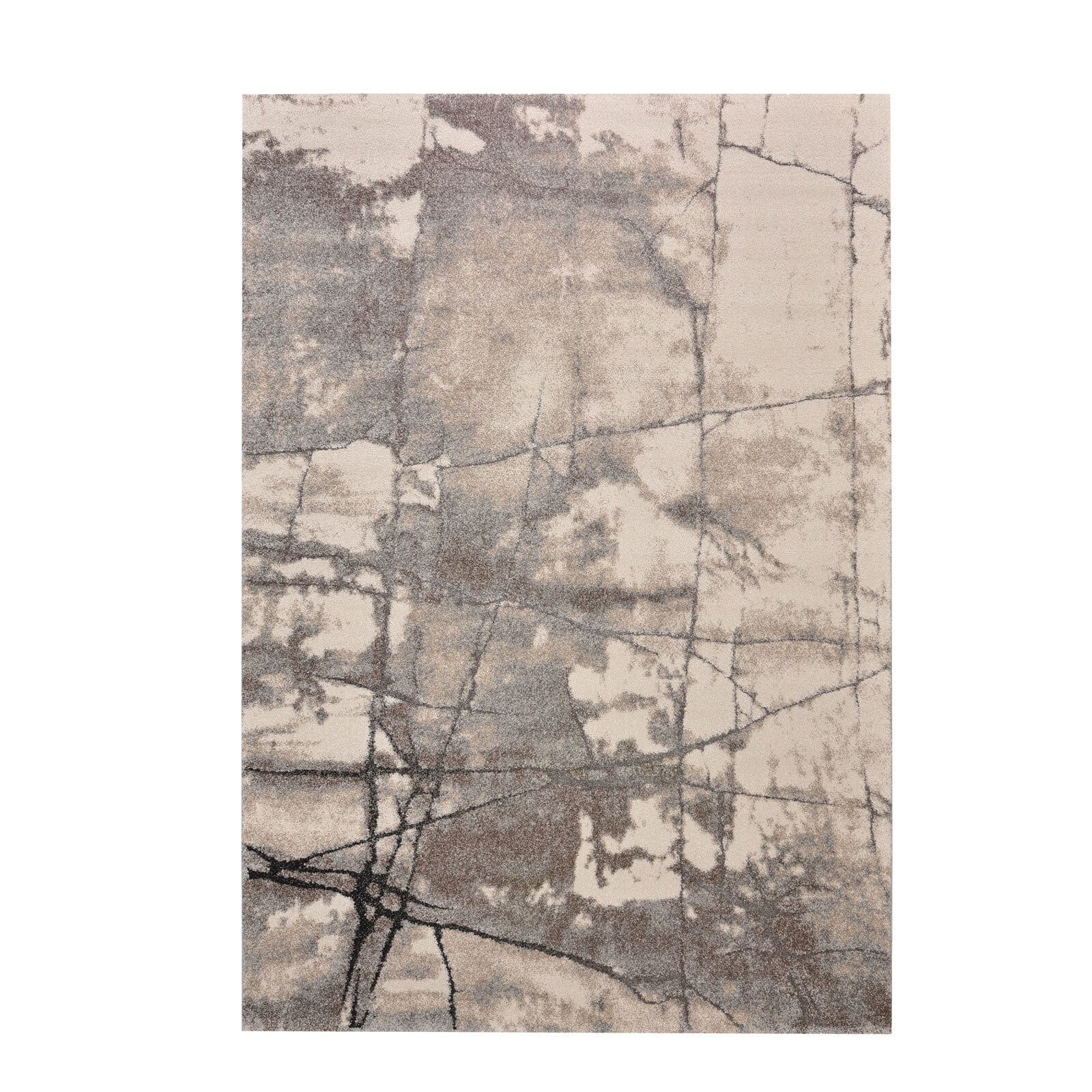 Webteppich CARRARA 160 x 230 cm beige