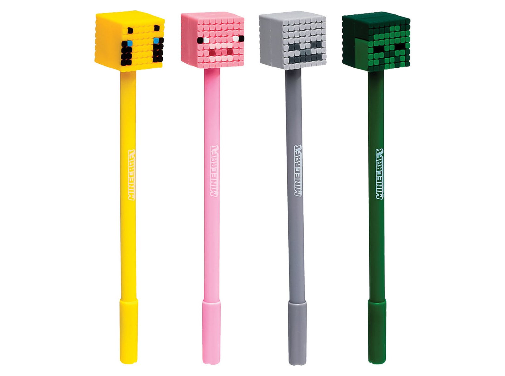 ESFEROGRÁFICA MINECRAFT COR PRETA MODELOS SORTIDOS