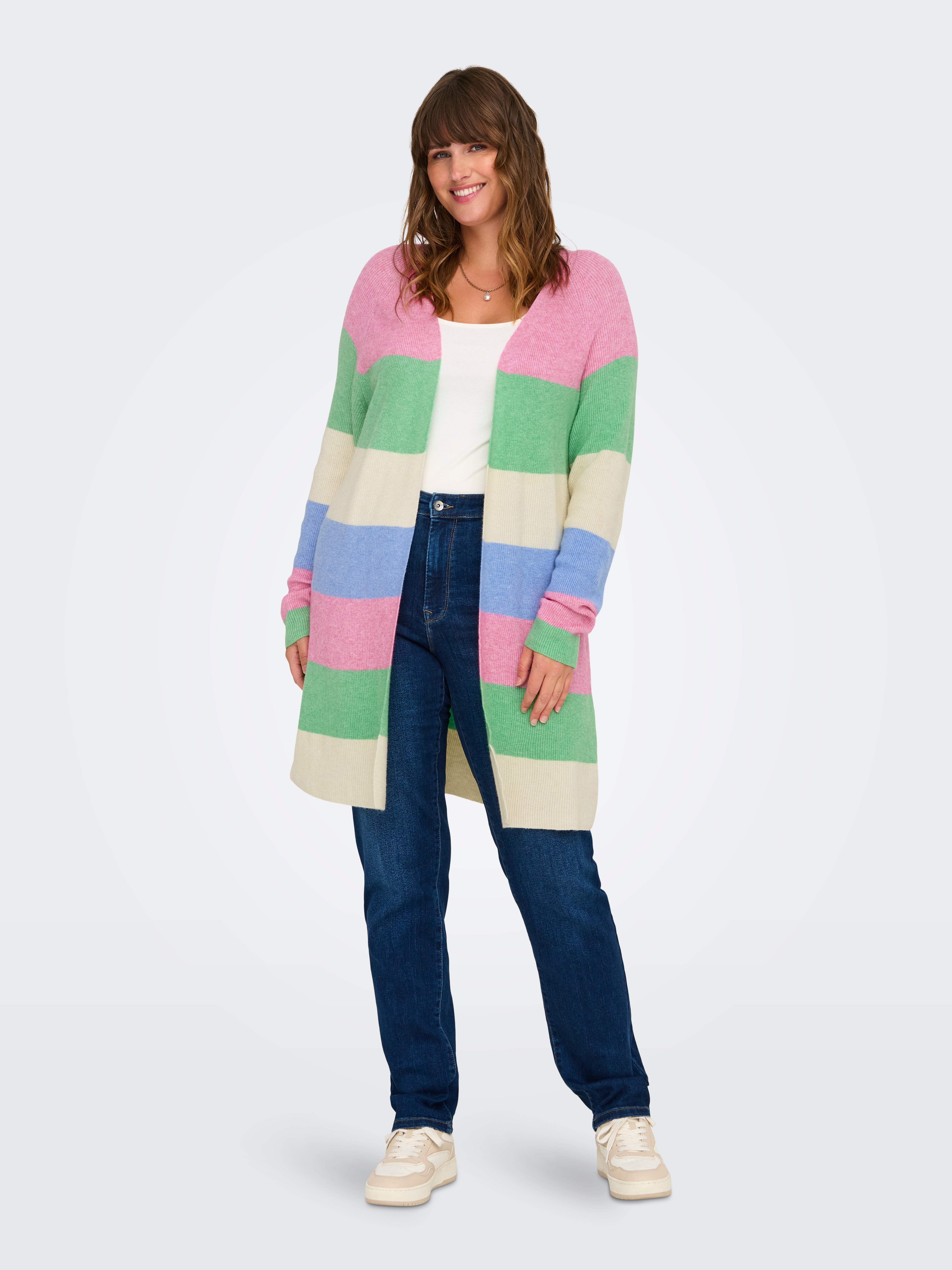 CARATIJA Strickjacke Carmine Rose