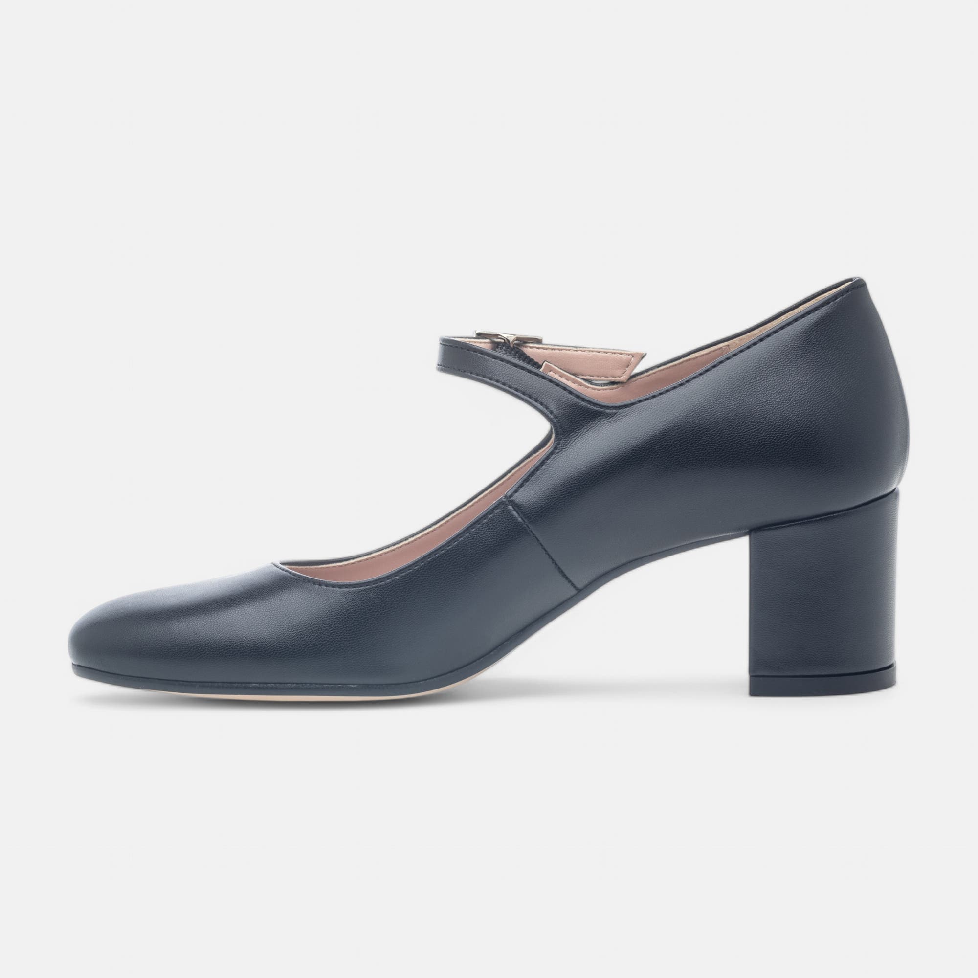Babies à talon Femme noir