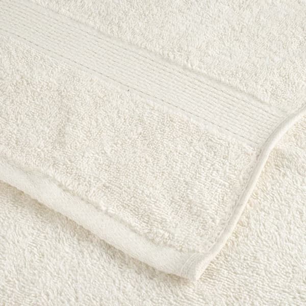 vidaXL Premium dusjhåndklær SOLUND 10 stk kremhvit 70x140cm 600 g/m2