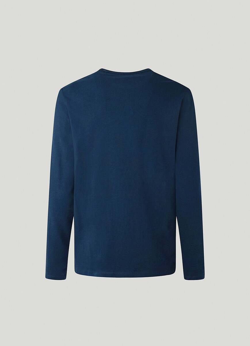 PEPE JEANS<br>Camiseta original de manga comprida com elastano