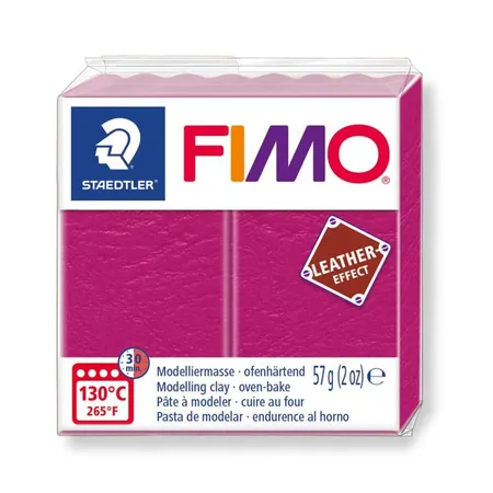STAEDTLER® FIMO® effect Leder 57g beere