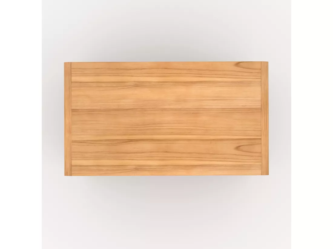 Meuble de salle de bain en bois de teck 90 cm - Kafa