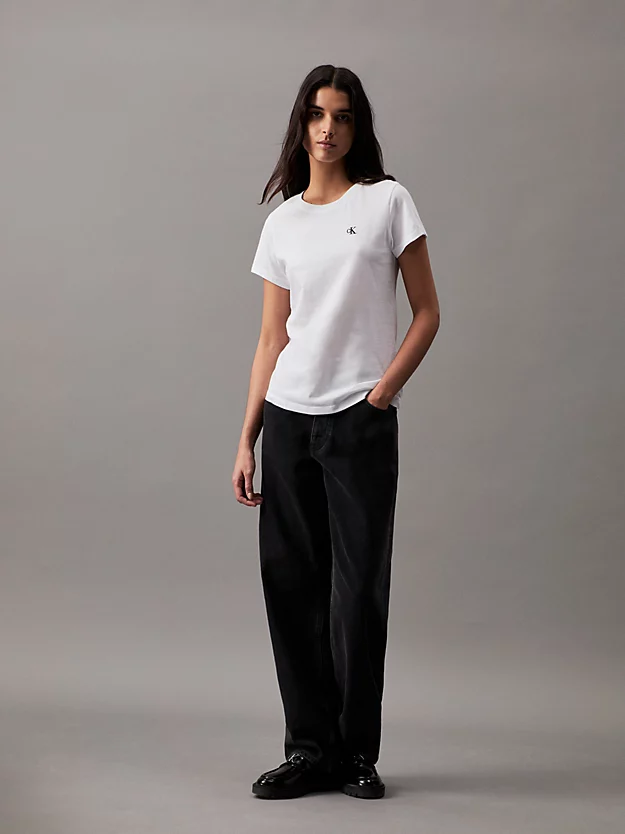Camiseta slim de algodão orgânico