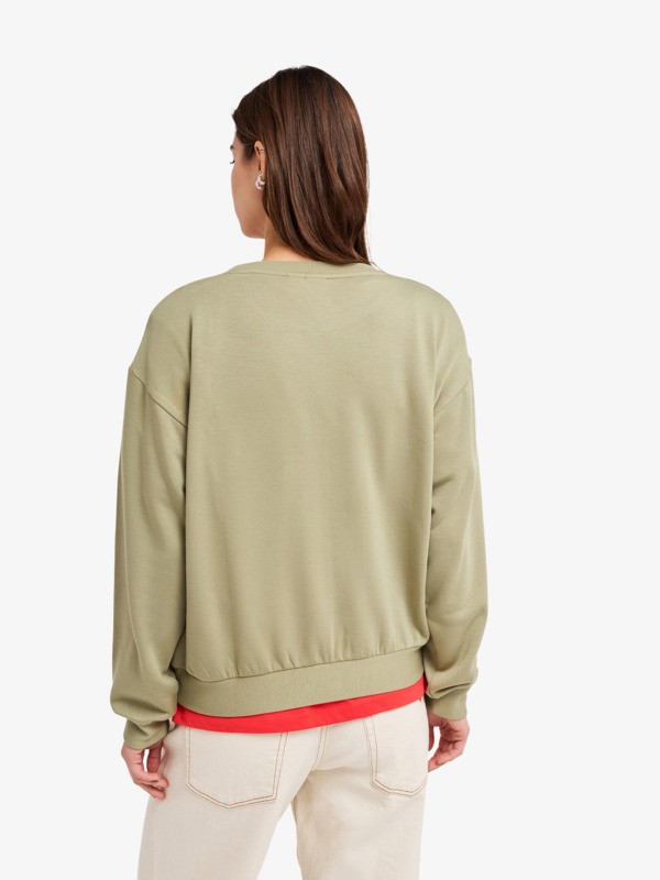 Surfing By Moonlight Sweat doux et confortable Vert Femme