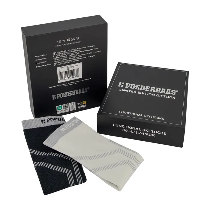 Poederbaas Giftbox Skisokken (2-pack)