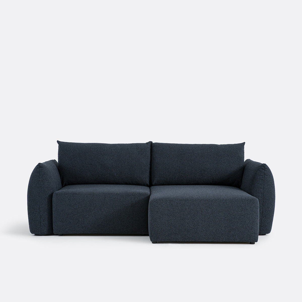 LA REDOUTE INTERIEURS<br>Sofá conversível de canto em bouclé fino, Edith