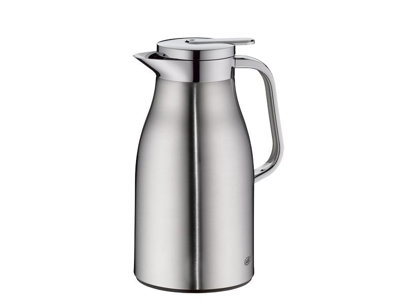 Alfi Thermoskanne Skyline 1000 ml, Silber Karaffe aus Edelstahl