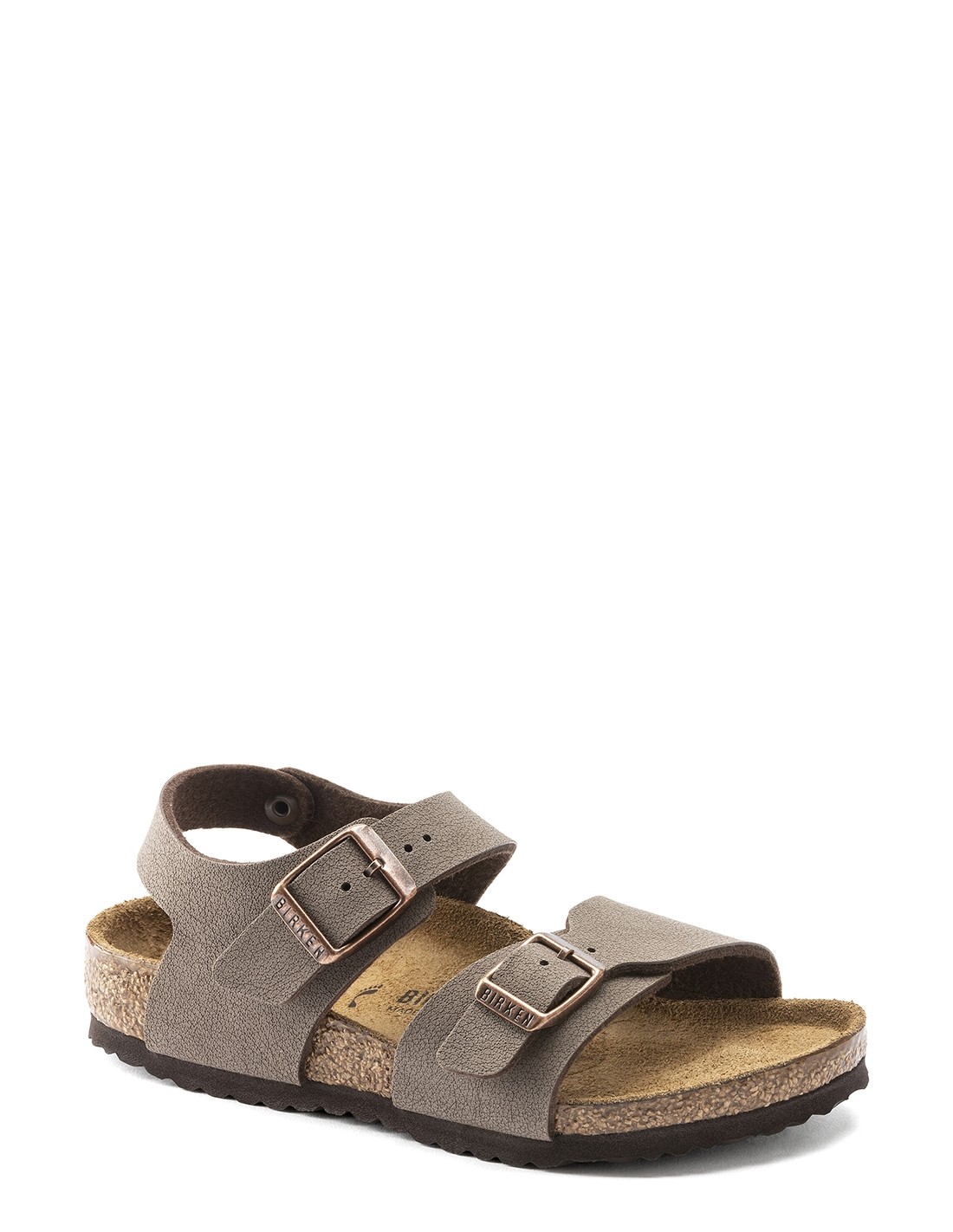 birkenstock sandales enfant new york cuir mocha marron