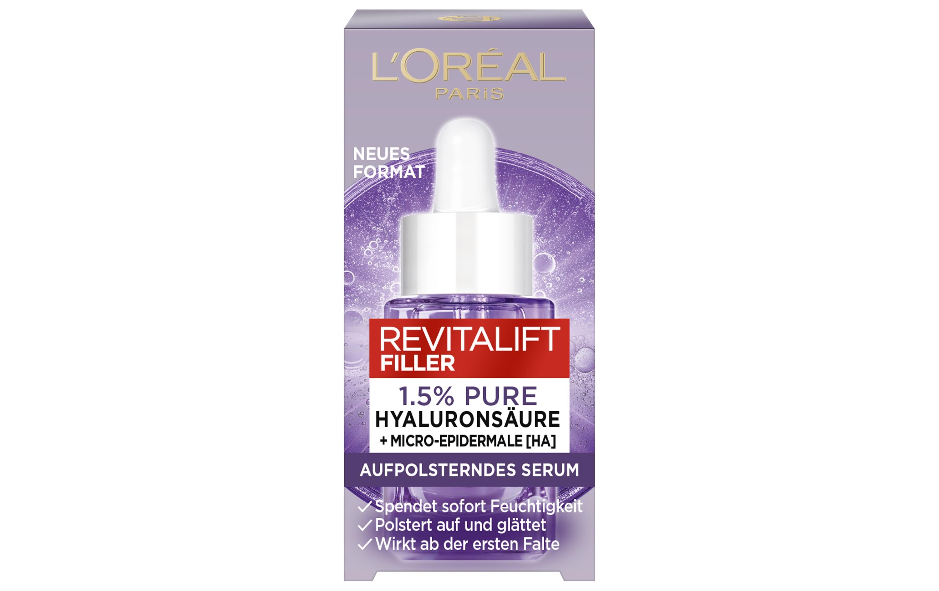 Gesichtsserum Filler Mini 15 mlAnti-Falten-Serum glättet die Haut und versorgt sie sofort mit Feuchtigkeit