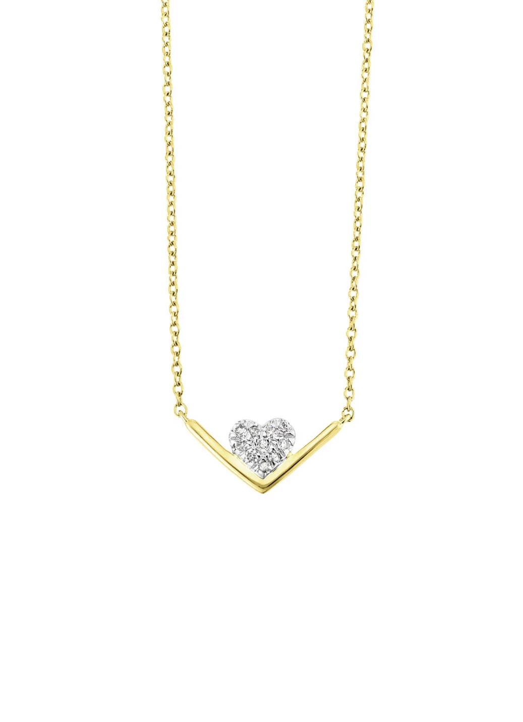 Herzige Halskette mit Brillanten