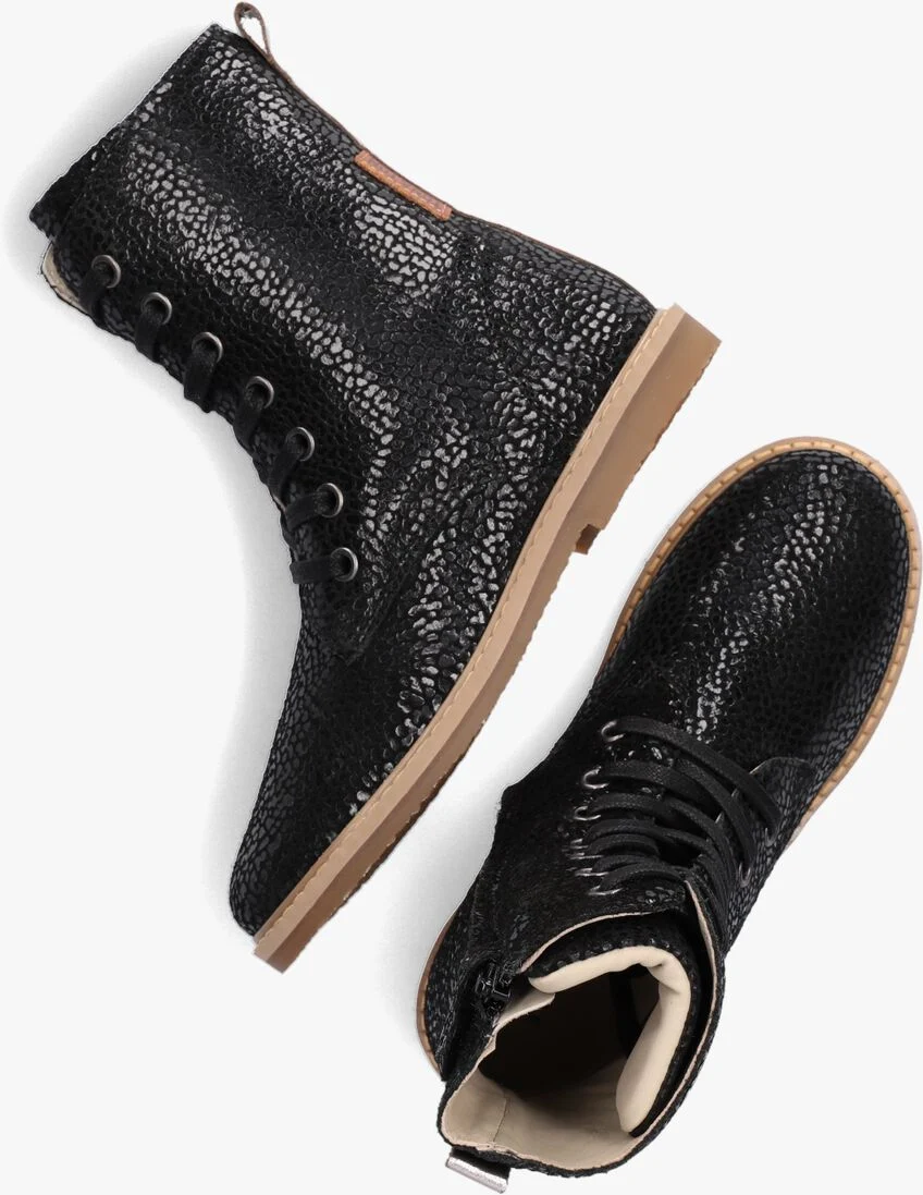 TON & TON zwarte ton & ton veterboots meya