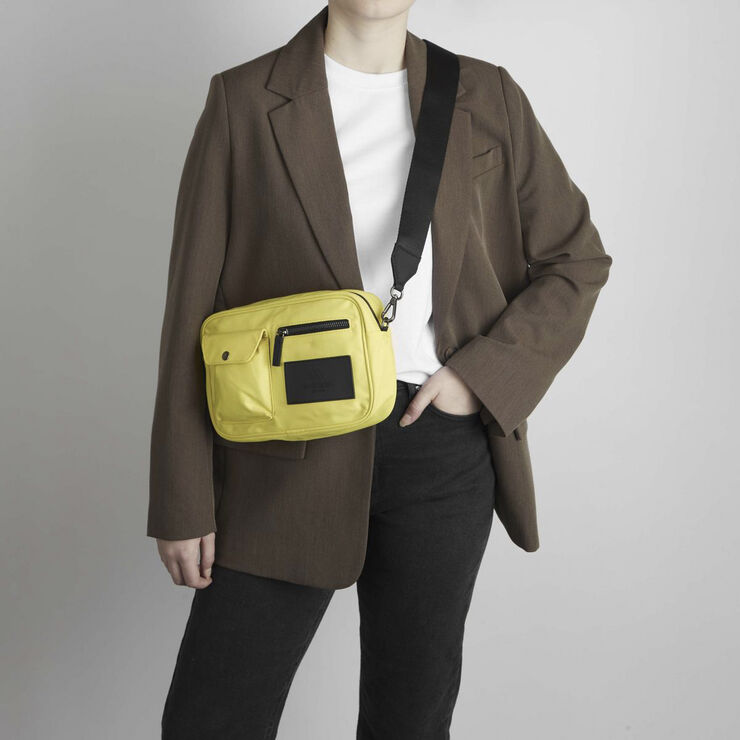 Markberg DarlaMBG Cross. Bag, Recycled Electric yellow w/black