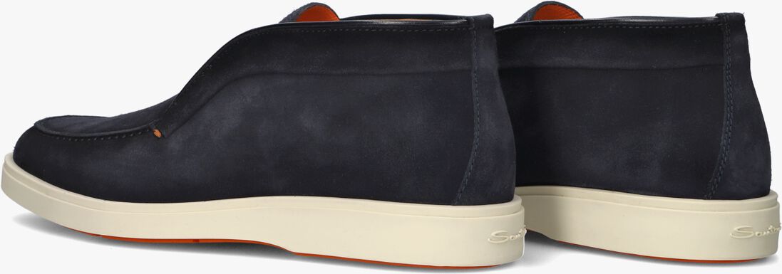 blauwe santoni instappers 17823