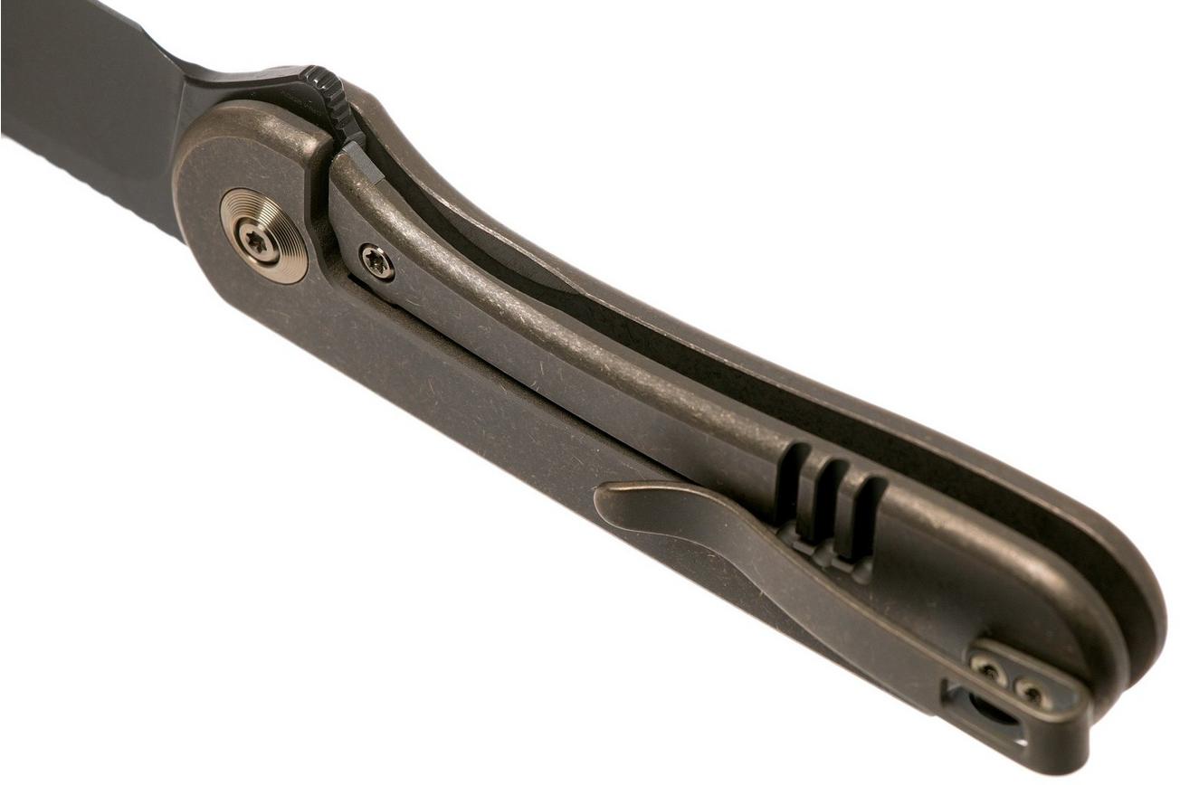 WE Knife Elementum WE18062X-4 Blackwashed, Bronze Titanium zakmes
