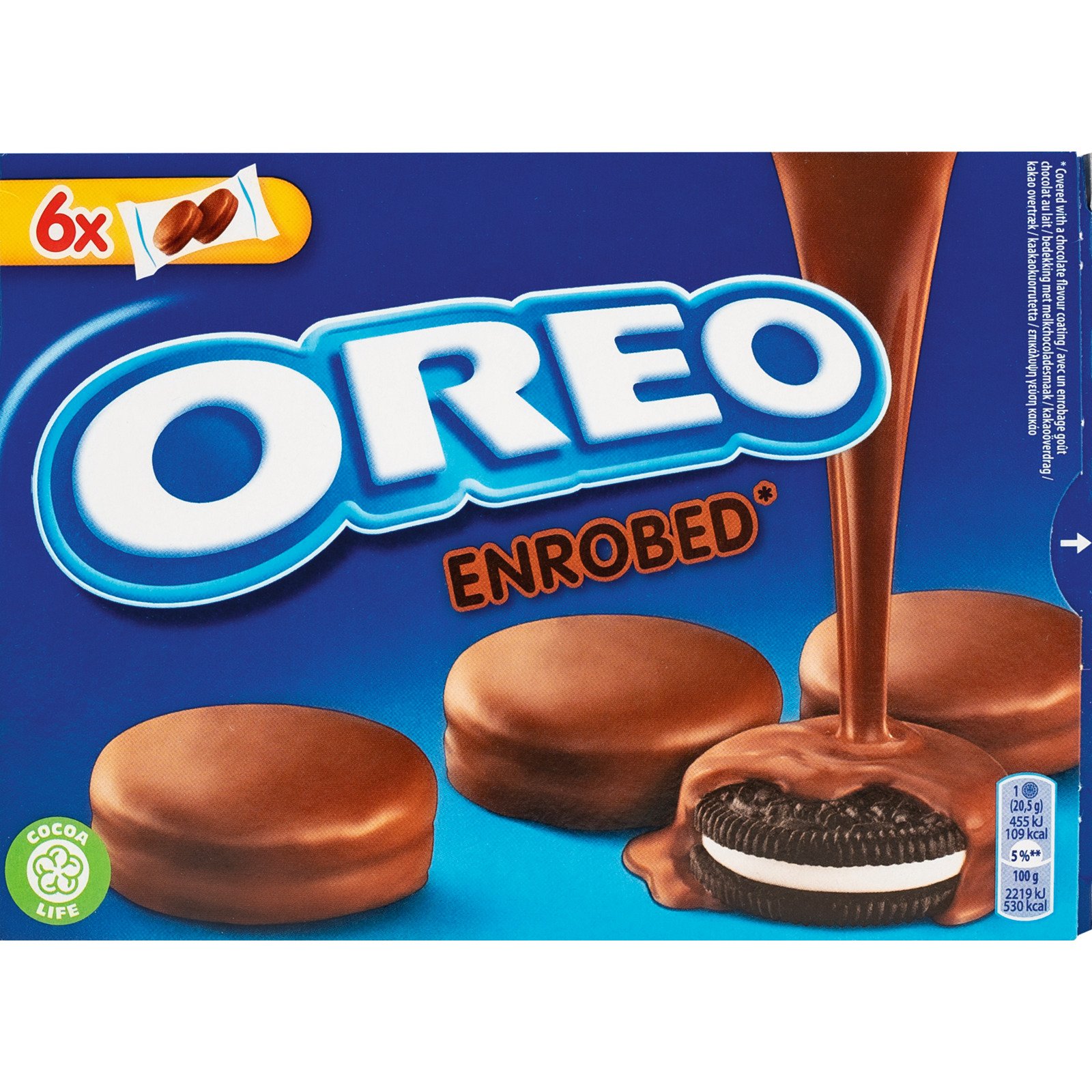 Oreo überzogen mit Milchschokolade 246g