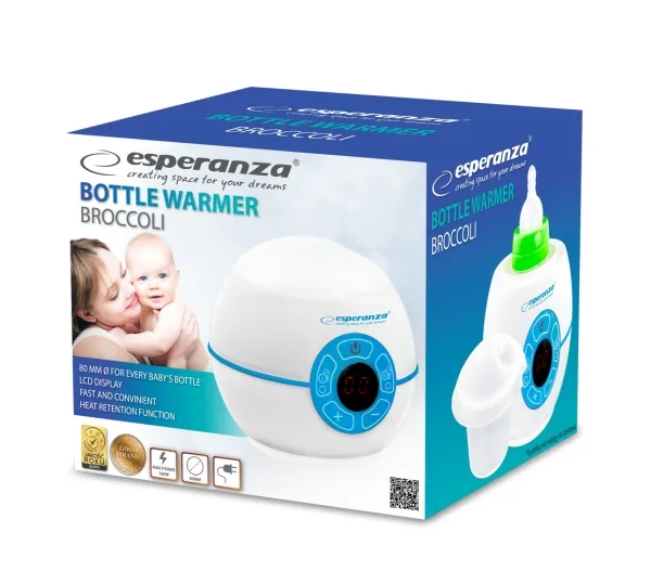 Esperanza BROCCOLI - Baby flaskevarmer - 100 W