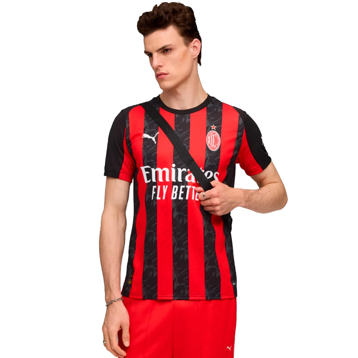Camisola Puma AC Milan Primeiro Equipamento 2025-2026