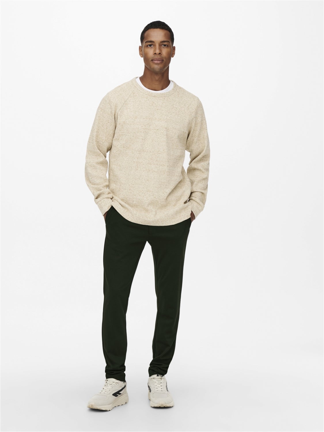 ONSMARK Slim Fit Chino Hose Rosin