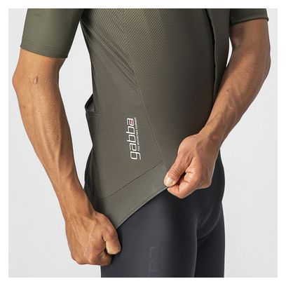 Maillot Manches Courtes Castelli Gabba RoS Edition Special Kaki