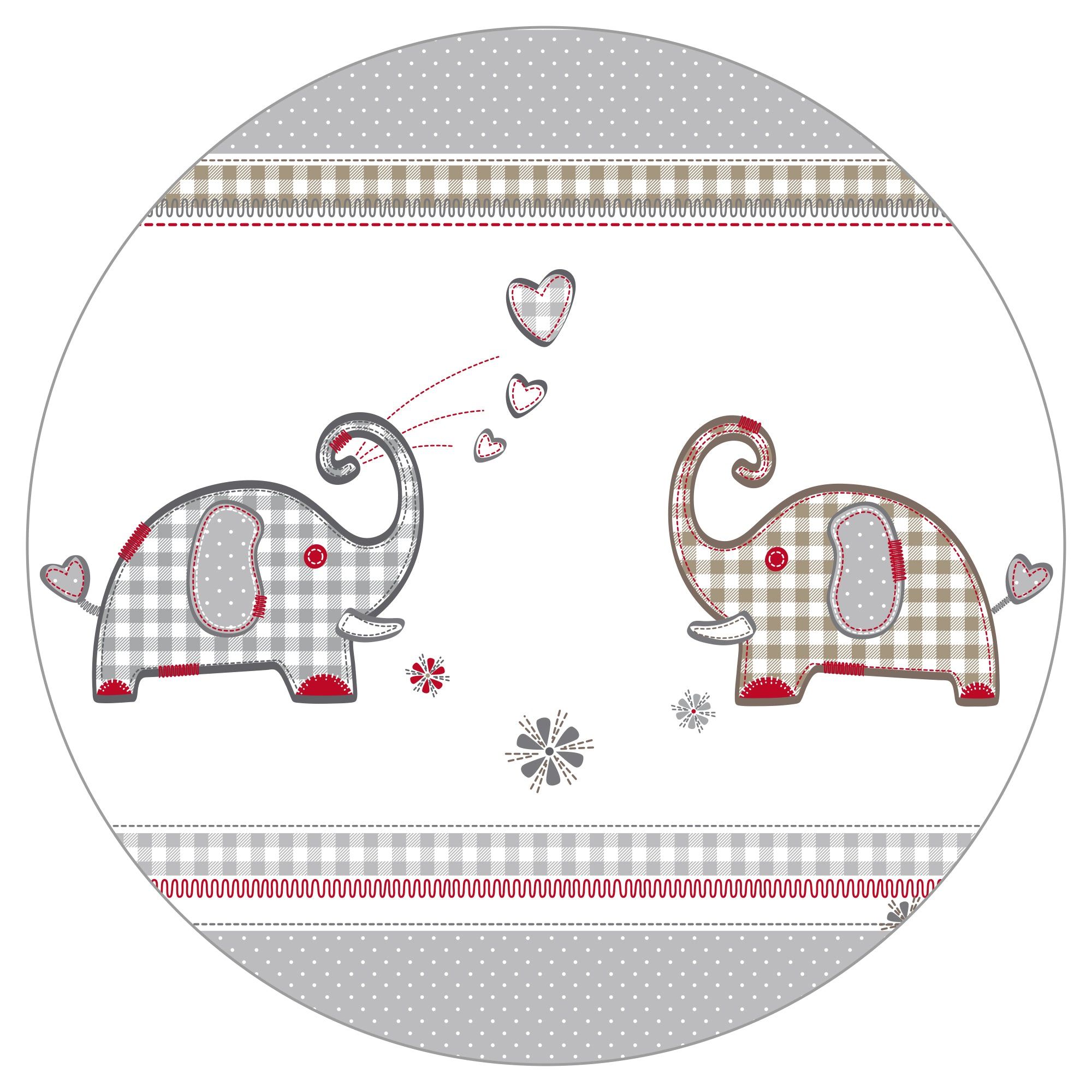 roba Laufgitter 'Jumbo twins grau' hexagonal