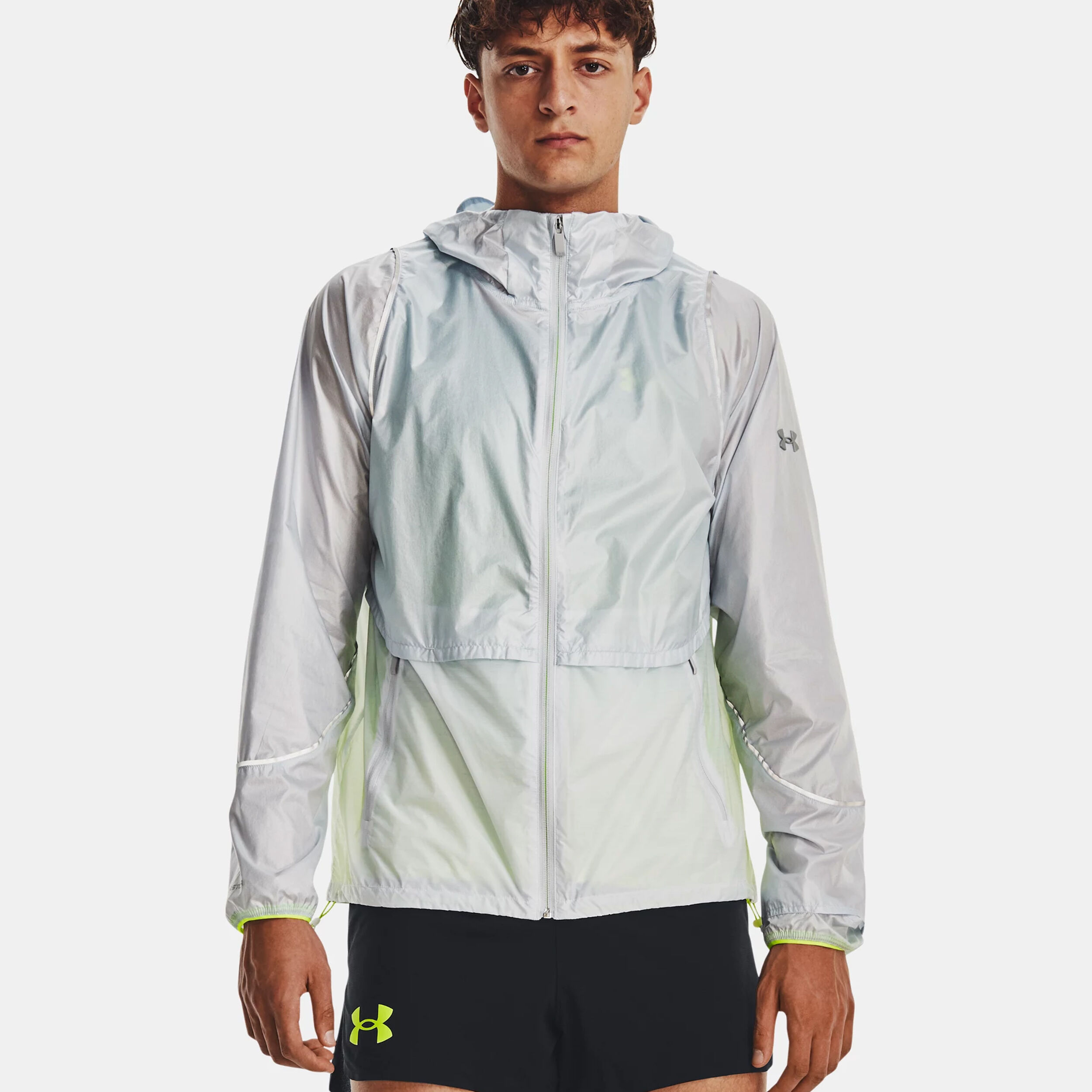 Under Armour Impasse Lightweight Run Veste Running Hommes - Gris