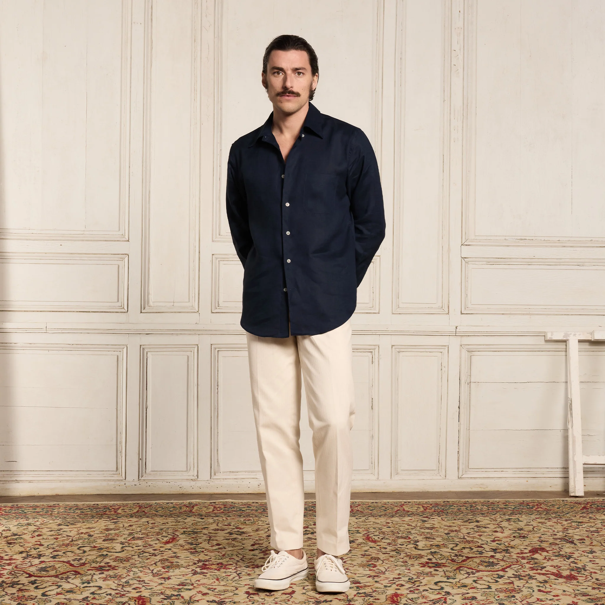 Navy linen shirt