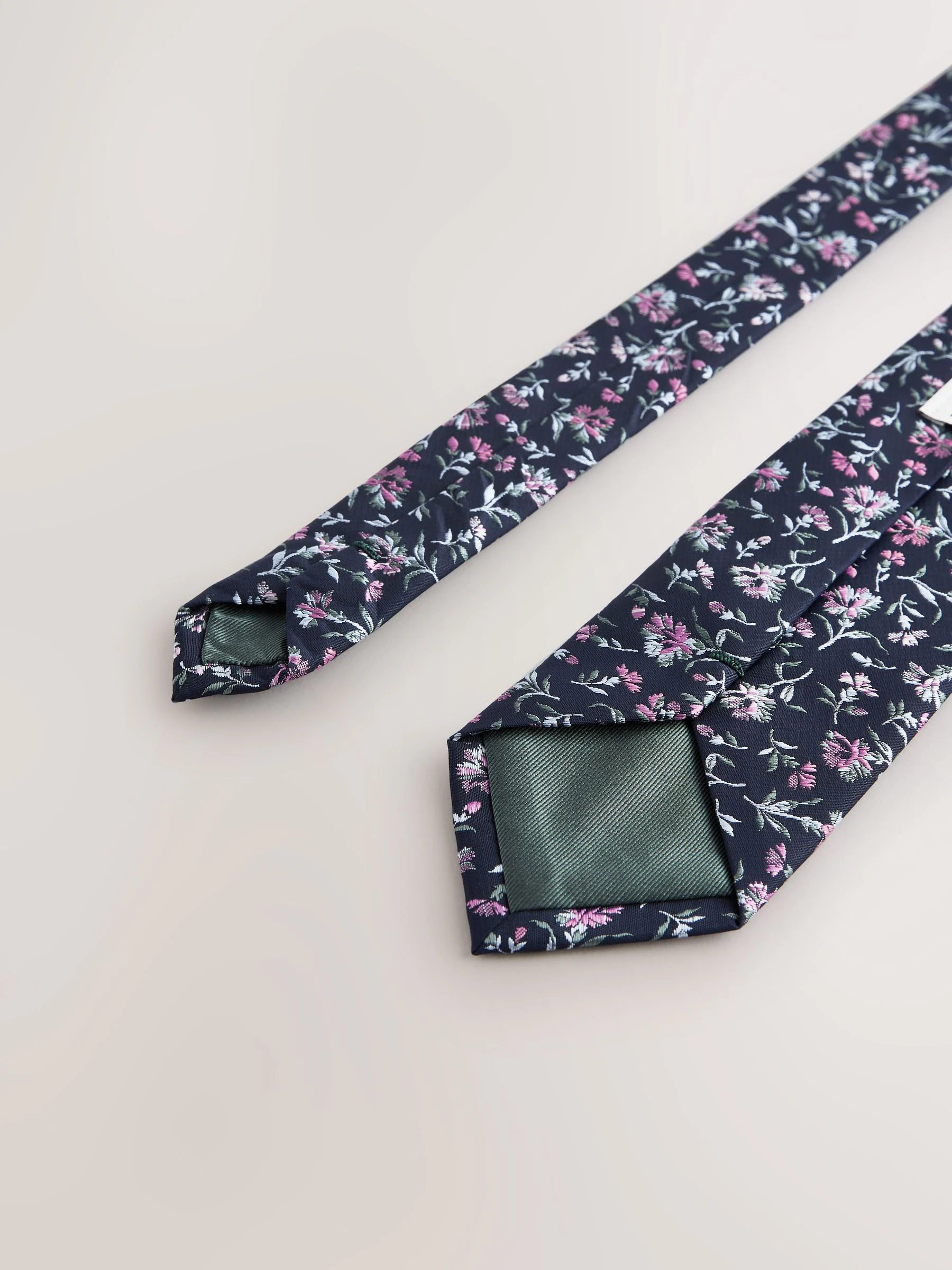 Marineblauw - Das met patroon
