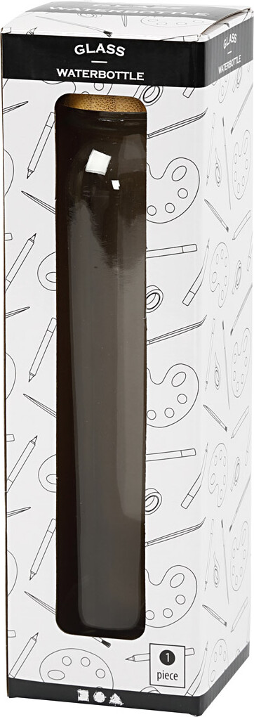 Vandflaske - H 22 CM - Ø 6,7 CM - 500 ML - 1 Stk