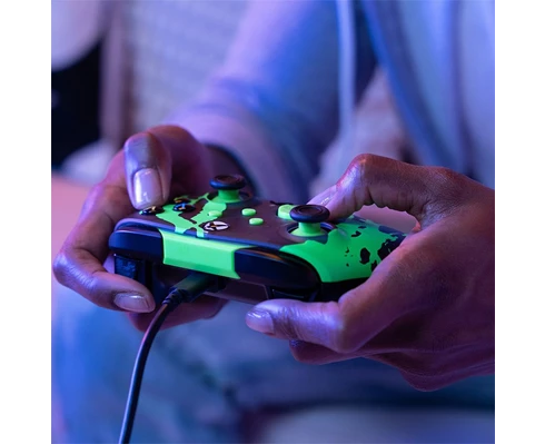 PDP Rematch Wired Controller - Jolt Green (Glow In Dark)