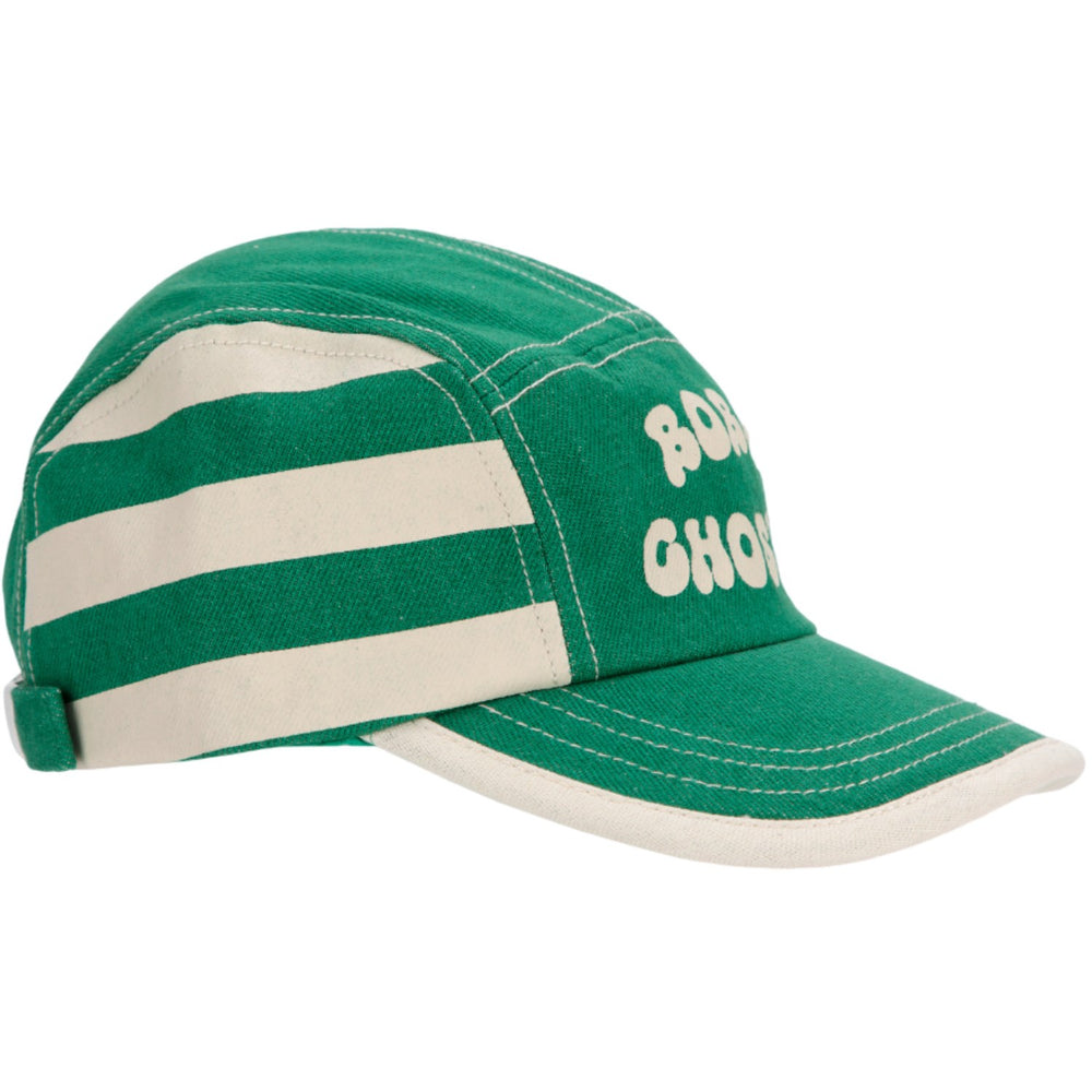 Køb Bobo Choses Light Green Stripes Kasket